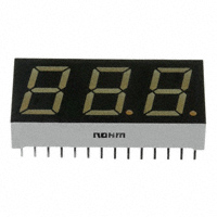 Rohm Semiconductor - LB-603MF - DISPLAY NUM 14.3MM 3DIGIT GRN CA