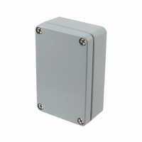 Rose Enclosures - 010610030 - BOX ALUM GRAY 3.86"L X 2.52"W