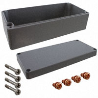 Rose Enclosures - 010818060 - BOX ALUM GRAY 6.89"L X 3.15"W