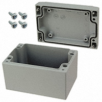 Rose Enclosures - 040812080 - BOX ALUM GRAY 4.72"L X 3.15"W