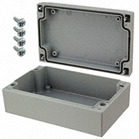 Rose Enclosures - 041016060 - BOX ALUM GRAY 3.94"L X 6.3"W