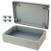 Rose Enclosures - 041422070 - BOX ALUM GRAY 8.66"L X 5.51"W