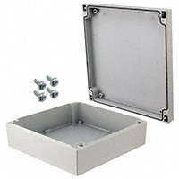 Rose Enclosures - 042020070 - BOX ALUM GRAY 7.87"L X 7.87"W