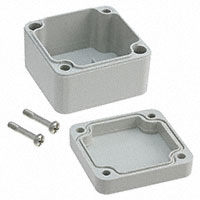 Rose Enclosures - 090505040 - BOX ABS GRAY 2.05"L X 1.97"W