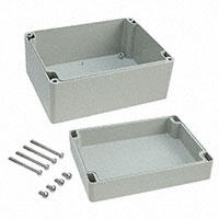 Rose Enclosures - 091216090 - BOX ABS GRAY 6.3"L X 4.72"W