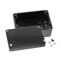 Rose Enclosures - 260811060 - BOX FIBERGLASS BLACK 4.33"X2.95"