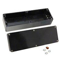 Rose Enclosures - 260823060 - BOX FIBERGLASS BLACK 9.06"X2.95"