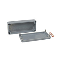 Rose Enclosures - 010615030 - BOX ALUM GRAY 5.91"L X 2.52"W