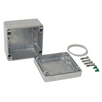 Rose Enclosures - 011212088 - BOX ALUM UNPAINTED 4.8"LX4.72"W