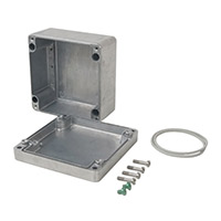 Rose Enclosures - 011616098 - BOX ALUM UNPAINTED 6.3"L X 6.3"W