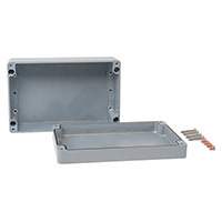 Rose Enclosures - 011828100 - BOX ALUM GRAY 11.02"L X 7.09"W