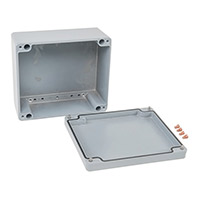 Rose Enclosures - 012320110 - BOX ALUM GRAY 9.13"L X 7.95"W