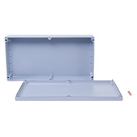 Rose Enclosures - 013160110 - BOX ALUM GRAY 23.62"L X 12.21"W