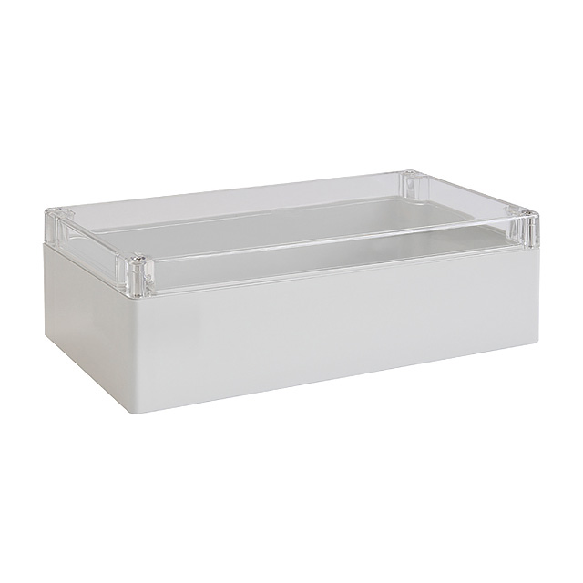 Rose Enclosures - 330816060 - BOX PLASTIC GRY/CLR 6.3"LX3.15"W