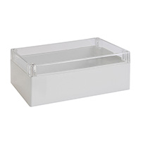 Bopla Enclosures - 02223100 - BOX PLSTC GRAY/CLR 7.87"LX5.91"W