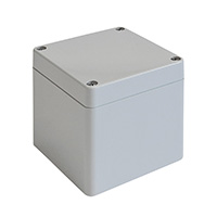 Rose Enclosures - 031212060 - BOX PLASTIC GRAY 4.8"L X 4.72"W