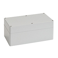 Rose Enclosures - 031624120 - BOX PLASTIC GRAY 9.45"L X 6.3"W