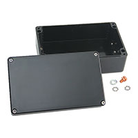 Rose Enclosures - 261626090 - BOX FIBERGLASS BLK 10.2"LX6.3"W