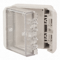 Bopla Enclosures - 96023225 - BOX PLSTC GRAY/CLR 5.95"LX4.92"W