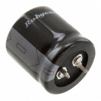 Rubycon - 420HXG100MEFCSN25X25 - CAP ALUM 100UF 20% 420V SNAP
