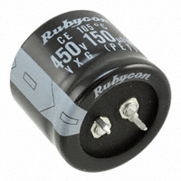 Rubycon - 450VXG150MEFCSN30X25 - CAP ALUM 150UF 20% 450V SNAP