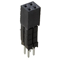 Samtec Inc. - ESQ-102-44-S-D - CONN RCPT 4POS .100" DUAL