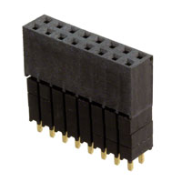 Samtec Inc. - ESQ-108-58-G-D - CONN RCPT 16POS .100" DUAL GOLD