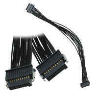 Samtec Inc. - SFSD-10-28-H-10.00-DR-NUX - CABLE ASSY SOCKET 20POS 28AWG