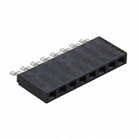 Samtec Inc. - SMH-108-02-L-S - .100 C.L. HORIZONTAL SMT SOCKET