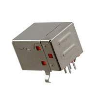 Samtec Inc. - USBR-B-S-S-O-TH - USB TYPE B 2.0 ORANGE SNGL T/H