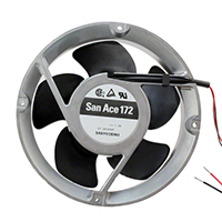 Sanyo Denki America Inc. - 109E1724K502 - FAN 172X51MM 24VDC RBLS