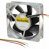 Sanyo Denki America Inc. - 109L1424H101 - FAN 140X38MM 24VDC RBLS TACH