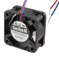Sanyo Denki America Inc. - 109P0424B602 - FAN 40X20MM 24VDC