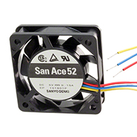 Sanyo Denki America Inc. - 109P0505M701 - FAN 52X15MM 5VDC TACH