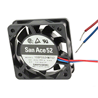 Sanyo Denki America Inc. - 109P0524M702 - FAN 52X15MM 24VDC