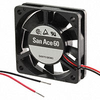 Sanyo Denki America Inc. - 109P0624H602 - FAN 60X20MM 24VDC