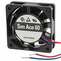 Sanyo Denki America Inc. - 109P0624M602 - FAN 60X20MM 24VDC