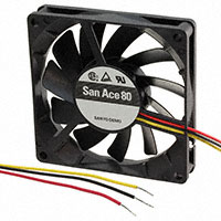 Sanyo Denki America Inc. - 109P0824H701 - FAN 80X15MM 24VDC TACH