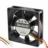 Sanyo Denki America Inc. - 109P0912J401 - FAN 92X25MM 12VDC TACH