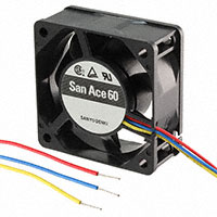 Sanyo Denki America Inc. - 109R0624J4011 - FAN 60X25MM 24VDC RBLS TACH