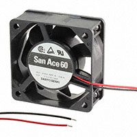 Sanyo Denki America Inc. - 109R0624S402 - FAN 60X25MM 24VDC