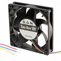 Sanyo Denki America Inc. - 9G1212E1011 - FAN 120X38MM 12VDC RBLS TACH