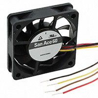 Sanyo Denki America Inc. - 9GA0612P6S001 - FAN 60X20MM 12VDC TACH,PWM
