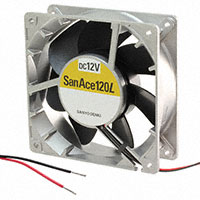 Sanyo Denki America Inc. - 9GL1212G102 - FAN 120X38MM 12VDC RBLS