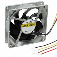 Sanyo Denki America Inc. - 9GT0924P4J001 - FAN 92X25MM 24VDC RBLS TACH, PWM