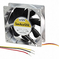 Sanyo Denki America Inc. - 9LB1212H101 - FAN 120X38MM 12VDC RBLS TACH