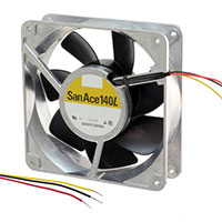 Sanyo Denki America Inc. - 9LB1424S5D01 - FAN 140X51MM 24VDC RBLS LOCK