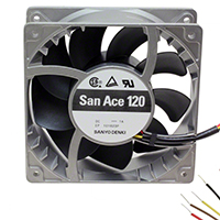 Sanyo Denki America Inc. - 9HV1248P1G001 - FAN 120X38MM 48VDC VANE TACH,PWM