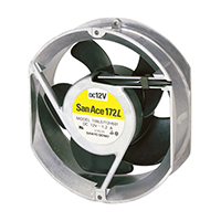 Sanyo Denki America Inc. - 109L5712H501 - FAN 172X51MM 12VDC SDCUT RBLS