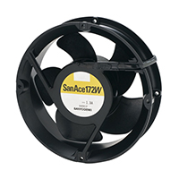 Sanyo Denki America Inc. - 9WE1724K501 - FAN 172X51MM 24VDC IP68 TACH